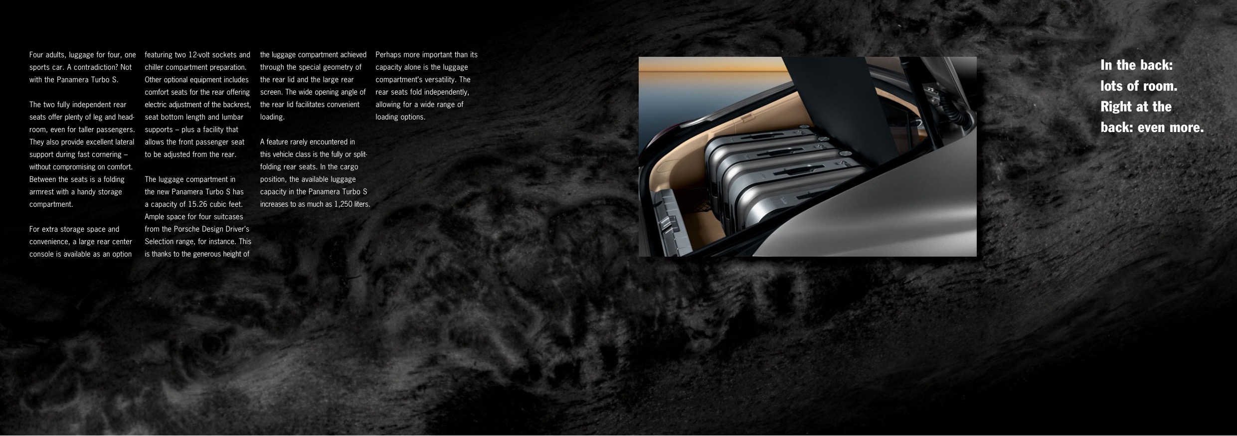 2012 Porsche Panamera Turbo Brochure Page 1